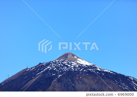 Teide mountain top 6969000