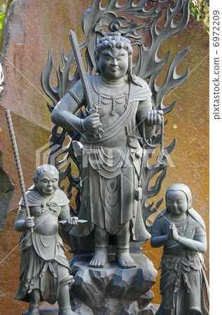 Fudo Myoo Nidoji雕像（Fudo Sanson雕像） 6972209