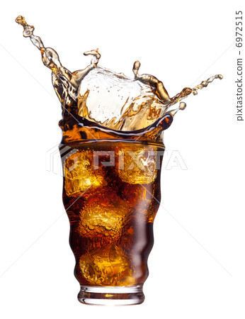 Cola splash isolated Cola splash isolated 6972515