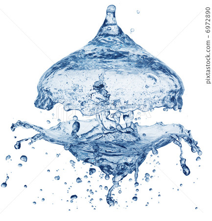 blue water splash isolated blue water splash isolated 6972890