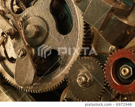 view of gears from old mechanism 6972946