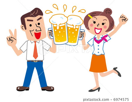 Cheers beer gender illustration 6974575