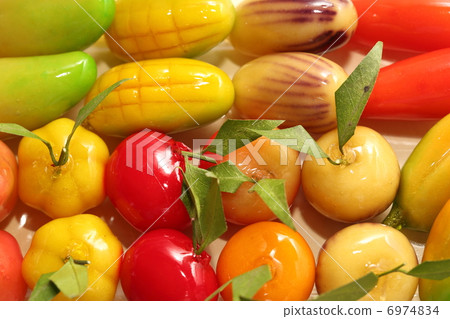 Luke Chu cake candy Thai food ingredient Thailand 6974834