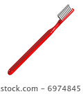 Toothbrush Red 6974845
