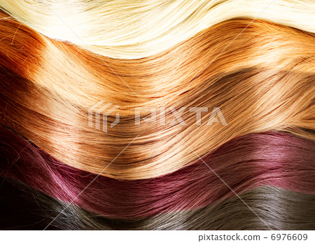 Hair Colors Palette. Hair Texture 6976609