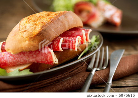 Sandwich with Salami 6976616