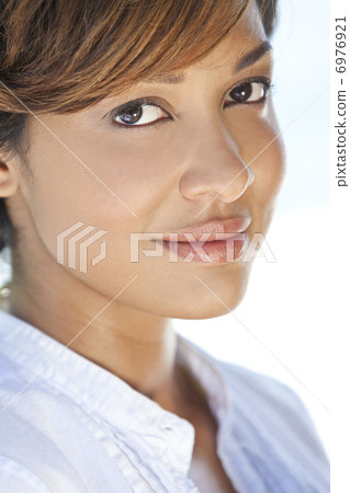 Beautiful Mixed Race Young Woman Beautiful Mixed Race Young Woman 6976921