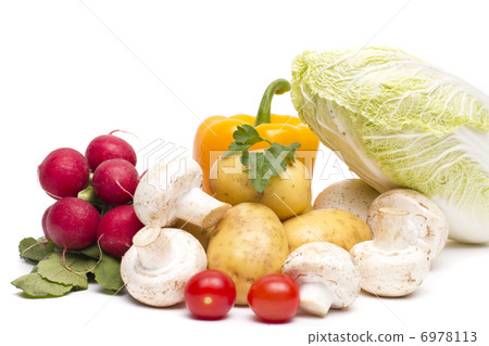 Different vegetables isolated on white 6978113