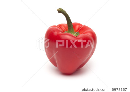 red pepper isolated on white background red pepper isolated on white background 6978167