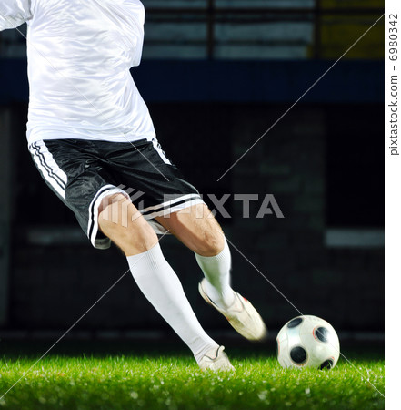 football player in action football player in action 6980342