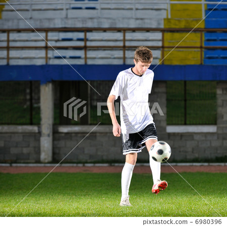 football player in action football player in action 6980396