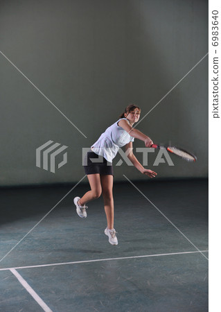 tennis girl tennis girl 6983640