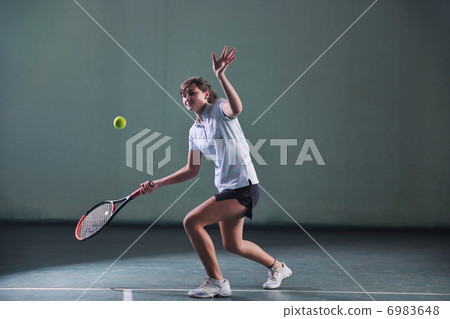 tennis girl tennis girl 6983648