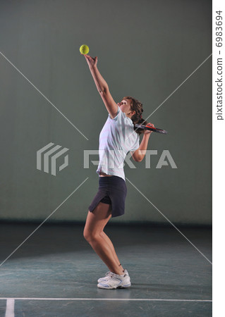 tennis girl tennis girl 6983694