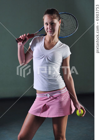 tennis girl tennis girl 6983753