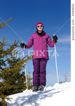 winter woman ski winter woman ski 6989685