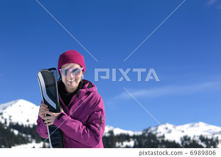 winter woman ski 6989806