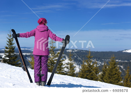 winter woman ski 6989878