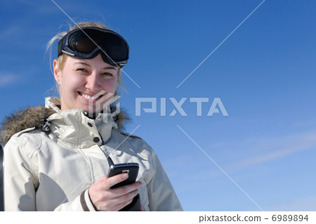 winter woman ski 6989894