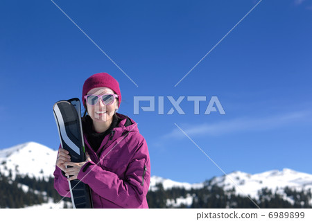 winter woman ski winter woman ski 6989899