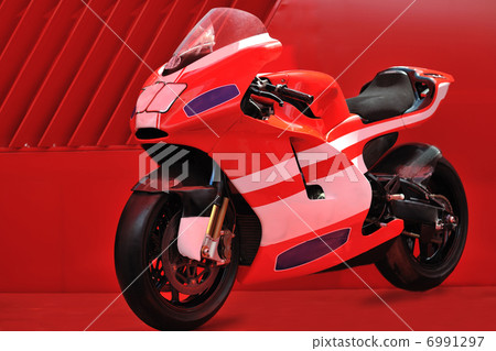 red motor bike red motor bike 6991297