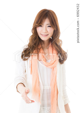 Business woman shaking hands Business woman shaking hands 6992432