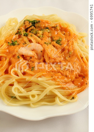蝦蕃茄奶油色麵團 蝦蕃茄奶油色麵團 6995741