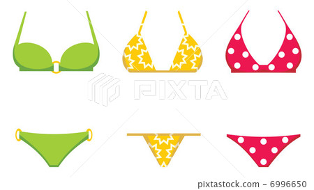 Three swimming suits 6996650