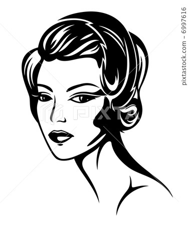 beautiful woman - retro style portrait - 1920s fashion beautiful woman - retro style portrait - 1920s fashion 6997616