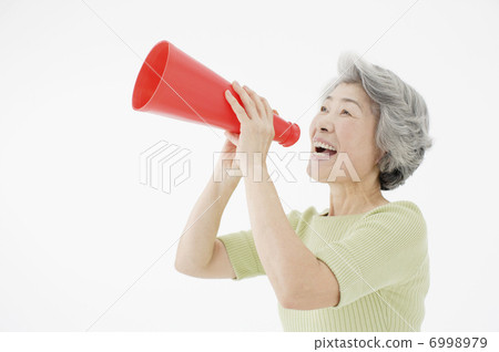 擴音器和高級女性 擴音器和高級女性 6998979