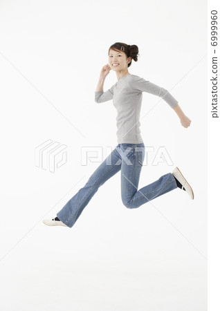 jumping woman 6999960