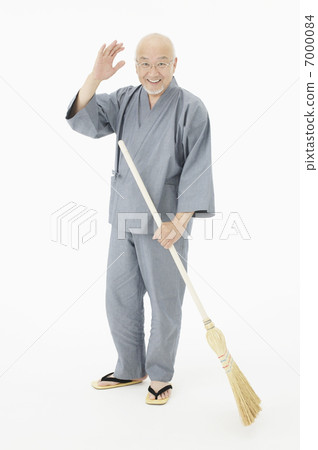 掃帚和老人 7000084