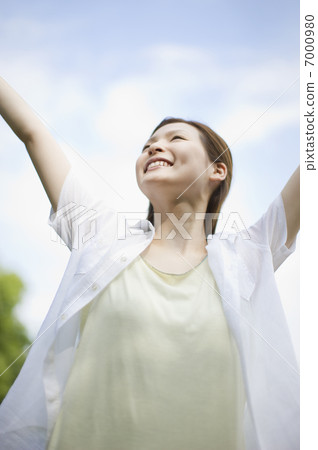 伸展的女人 7000980