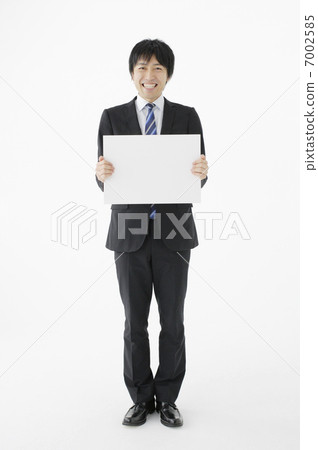 Businessman with flip Businessman with flip 7002585