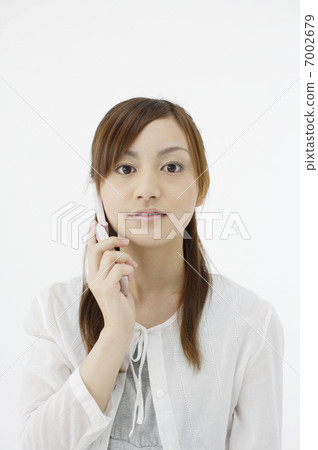 一個日本女人用手機 一個日本女人用手機 7002679