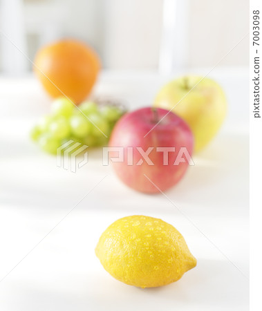 Lemon and fruit silhouette 7003098