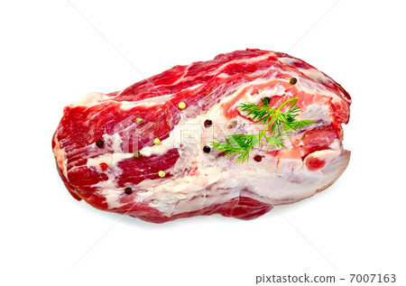 Meat whole piece with pepper and dill Meat whole piece with pepper and dill 7007163