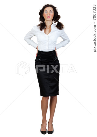 girl in a blouse and skirt 7007323