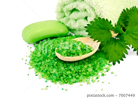 Salt and soap green with nettle 7007449