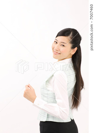 Business woman turning around 7007460