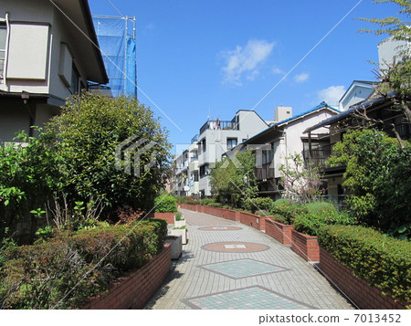 Taoyuan River green road in Nakano-ku 7013452