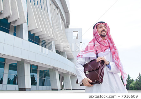 Arab on the street in summer 7016609