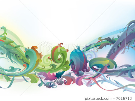 Floral Vector Background 7016713