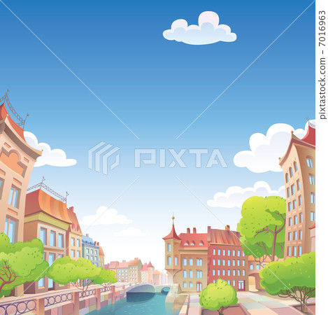 Old Good European City Old Good European City 7016963
