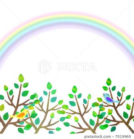 樹木和鳥類 7019960