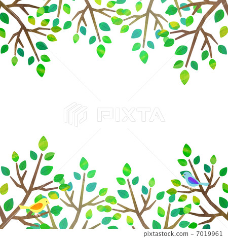 樹木和鳥類 7019961