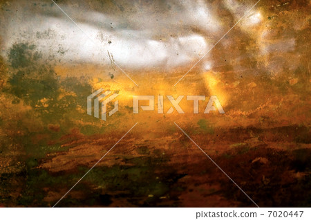 Texture from closeup Russian copper samovar 7020447