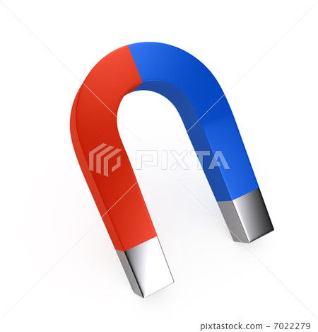 Two color magnet over white background - Stock Illustration [7022279 ...