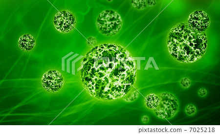 Virus cells, bacteria 7025218