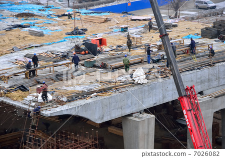 Road construction 7026082